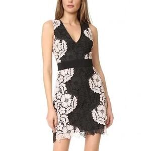 Alice + Olivia Patrice Lace Mini Cocktail Dress Size 8